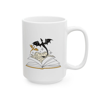 Fantasy Dragons Book Mug