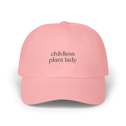 Childless Plant Lady Embroidered Classic Dad Cap