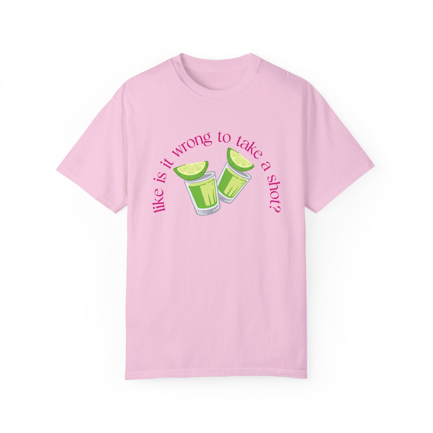 Take a Tequila Shot Pink T-shirt