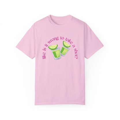 Take a Tequila Shot Pink T-shirt