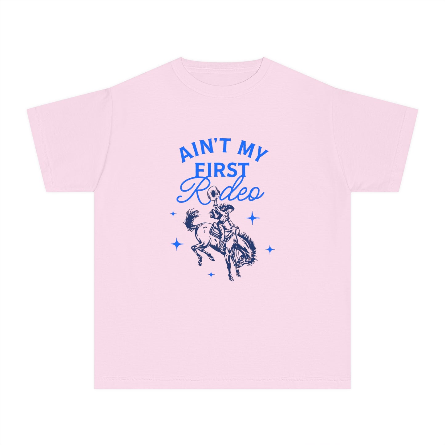 Ain't My First Rodeo Blue Youth T-shirt