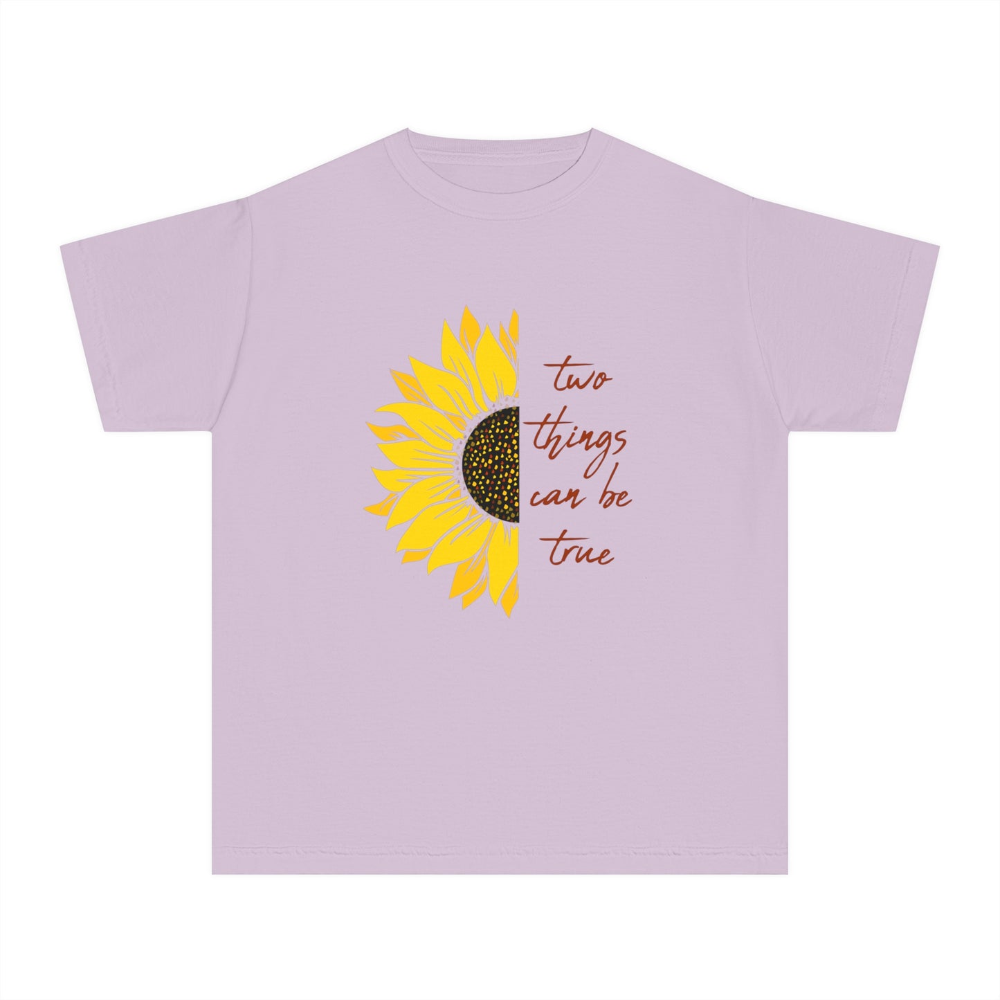 Two Things Sunflower Youth T-shirt