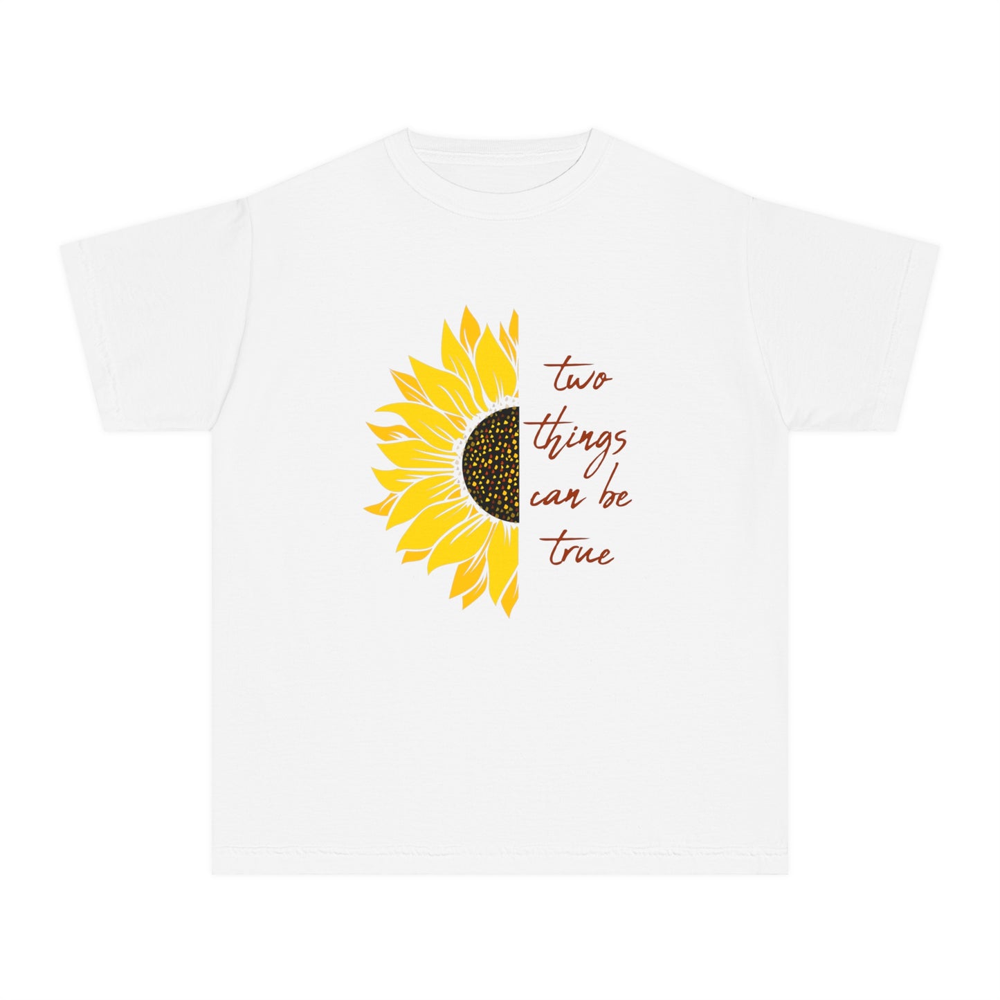 Two Things Sunflower Youth T-shirt