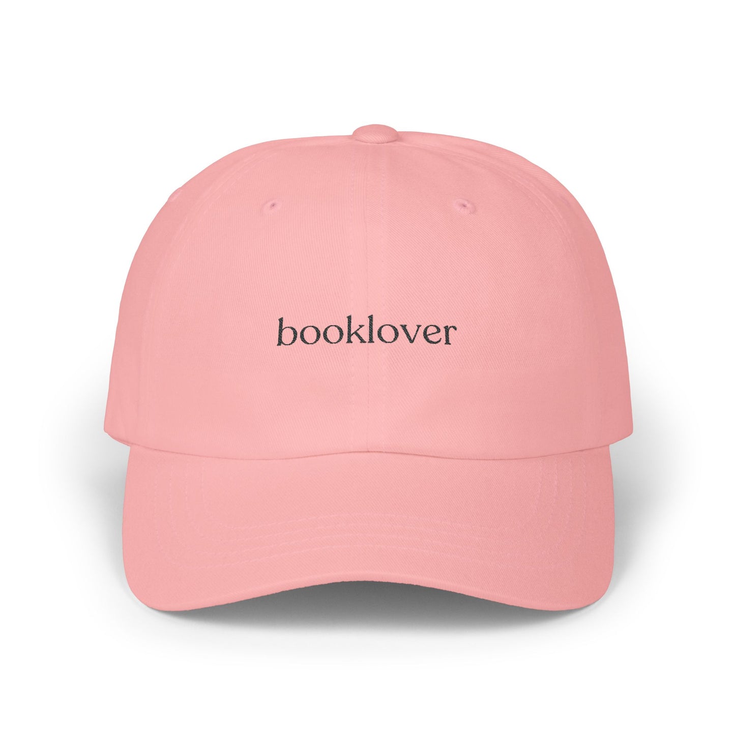 Booklover Embroidered Classic Dad Cap