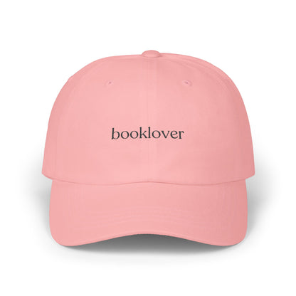 Booklover Embroidered Classic Dad Cap