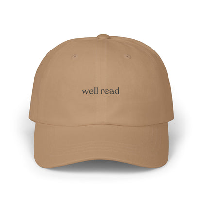 Well Read Embroidered Dad Cap