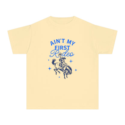 Ain't My First Rodeo Blue Youth T-shirt