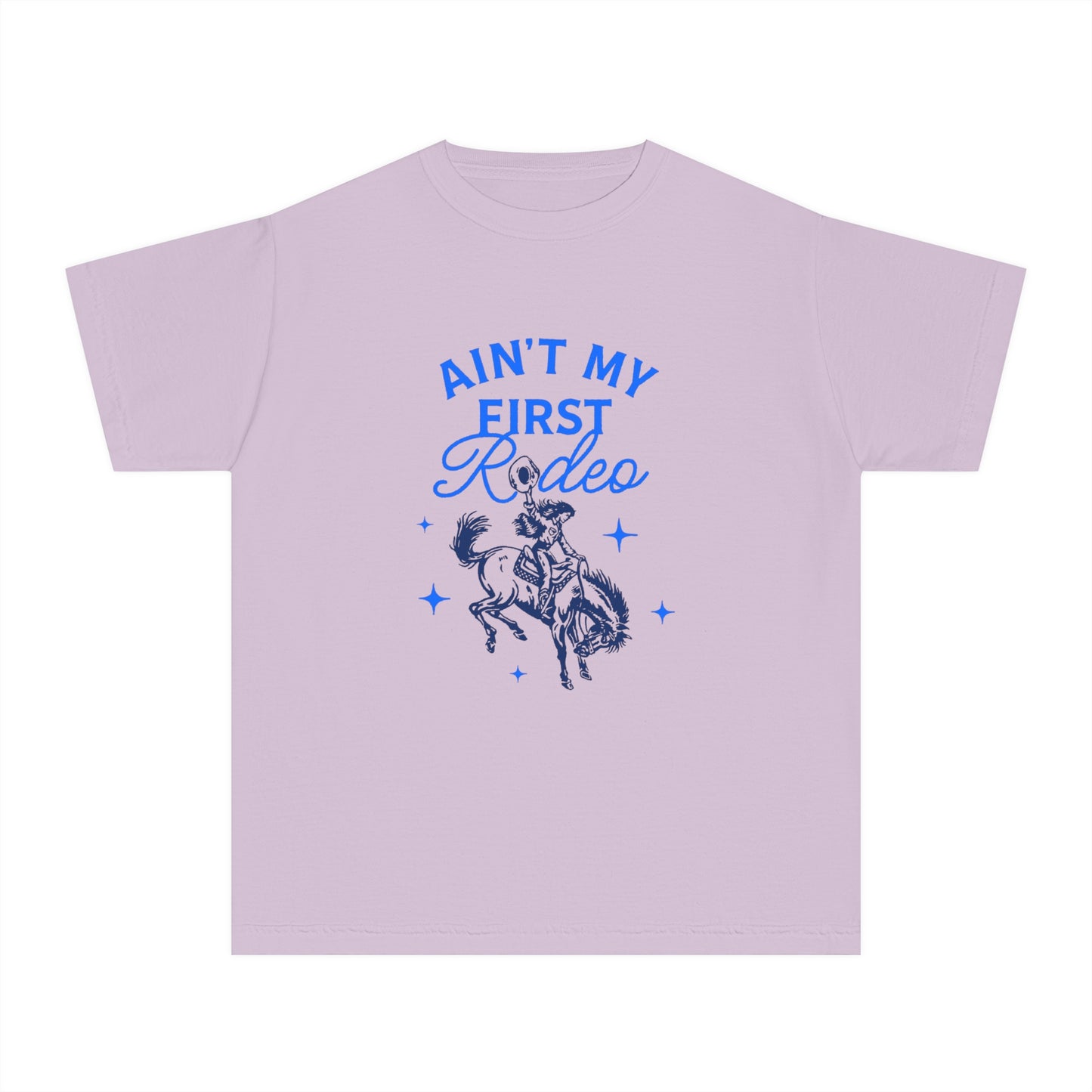 Ain't My First Rodeo Blue Youth T-shirt