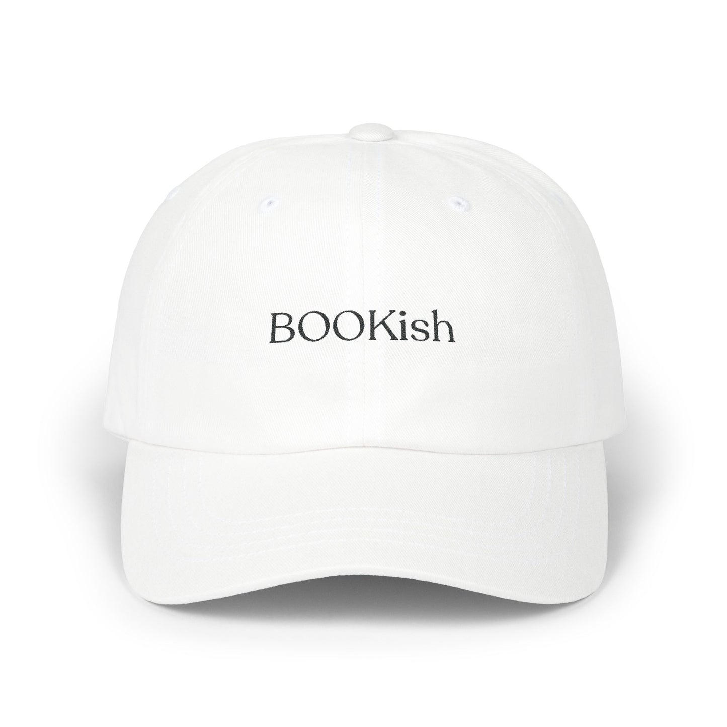 Bookish Embroidered Classic Dad Cap