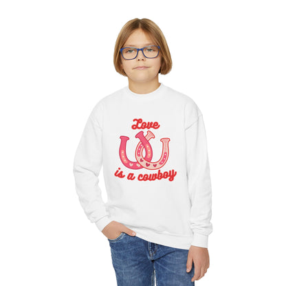 Love is a Cowboy Youth Sweatshirt