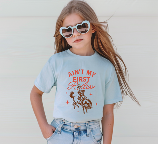 Ain't My First Rodeo Red Youth T-shirt