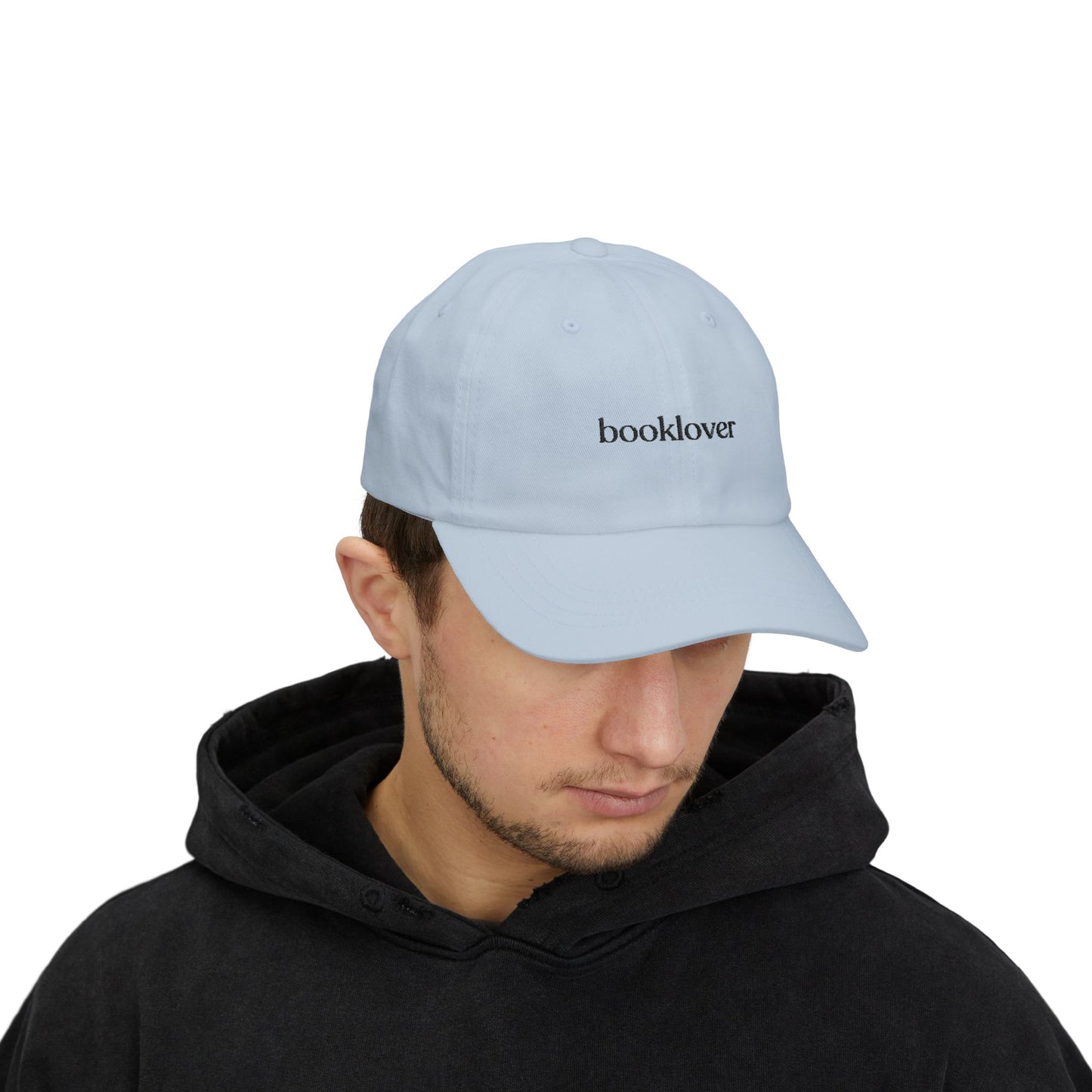 Booklover Embroidered Classic Dad Cap