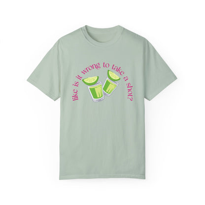 Take a Tequila Shot Pink T-shirt