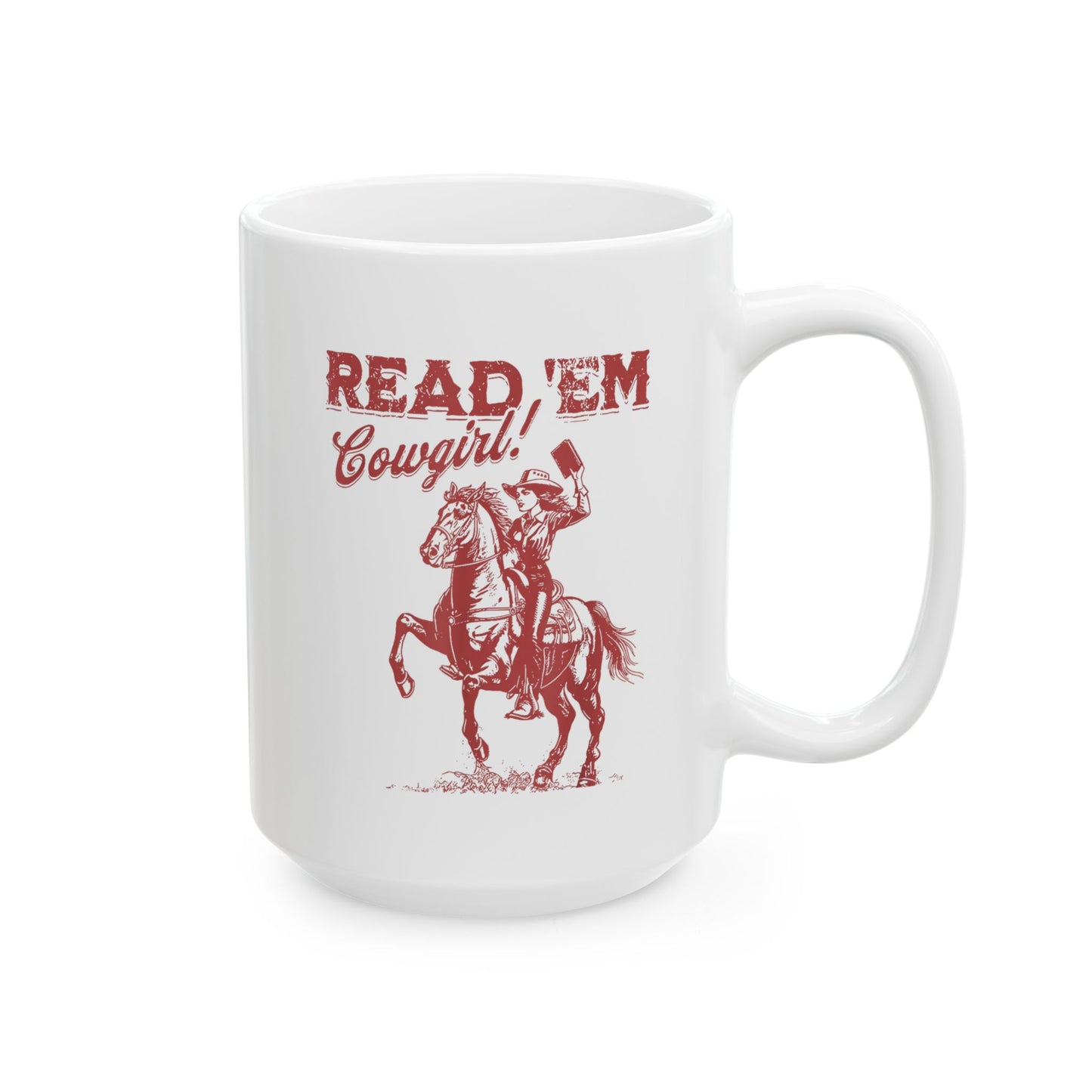 Read 'Em Cowgirl Mug