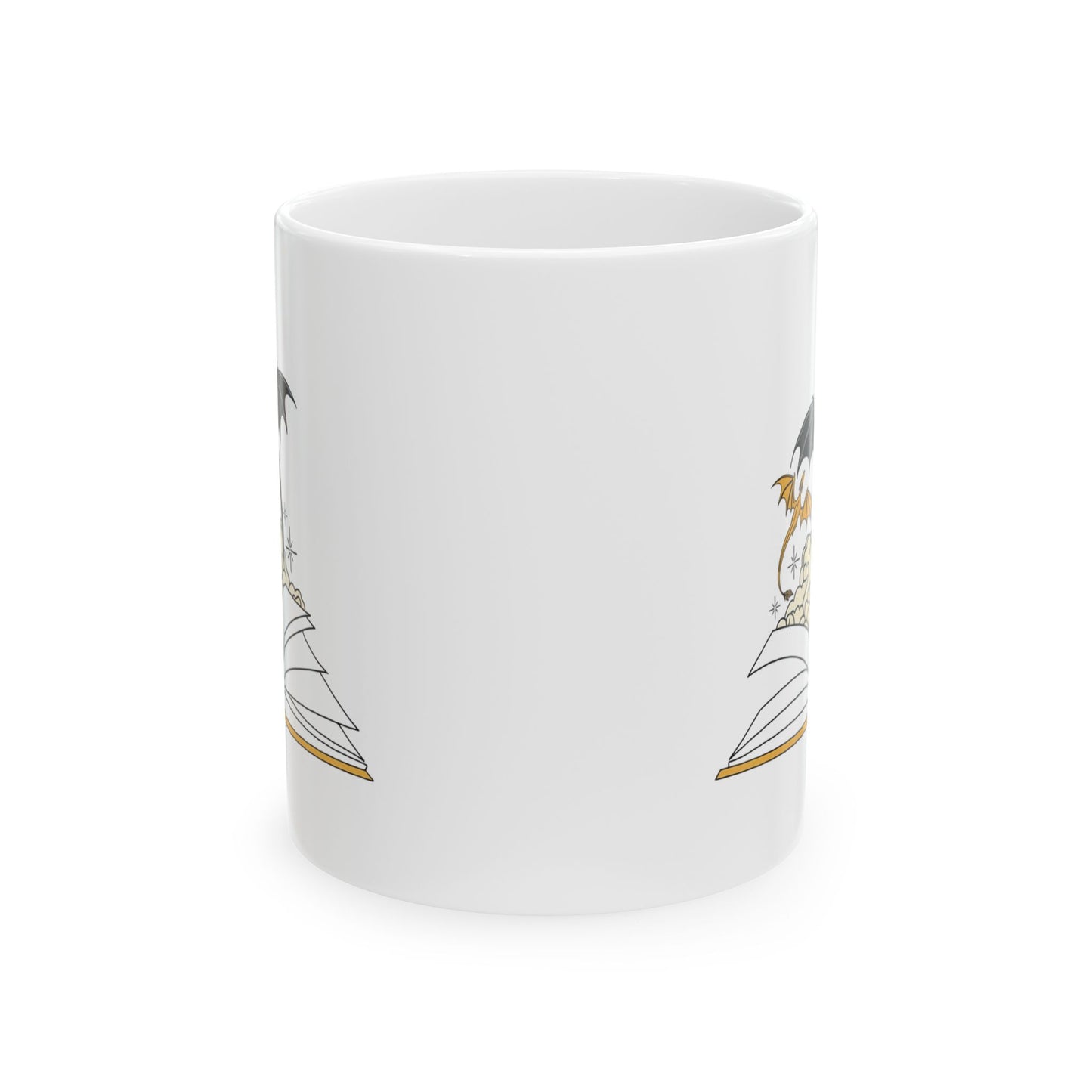 Fantasy Dragons Book Mug