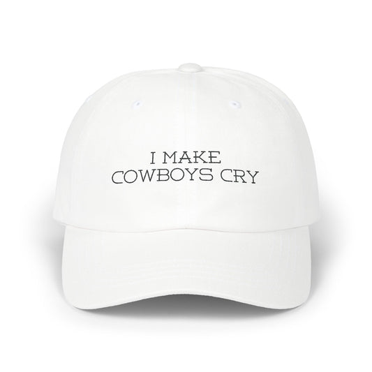 Embroidered I Make Cowboys Cry Cap