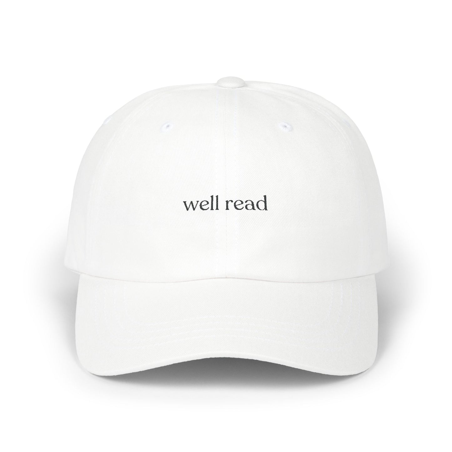 Well Read Embroidered Dad Cap