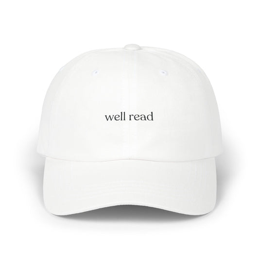 Well Read Embroidered Dad Cap