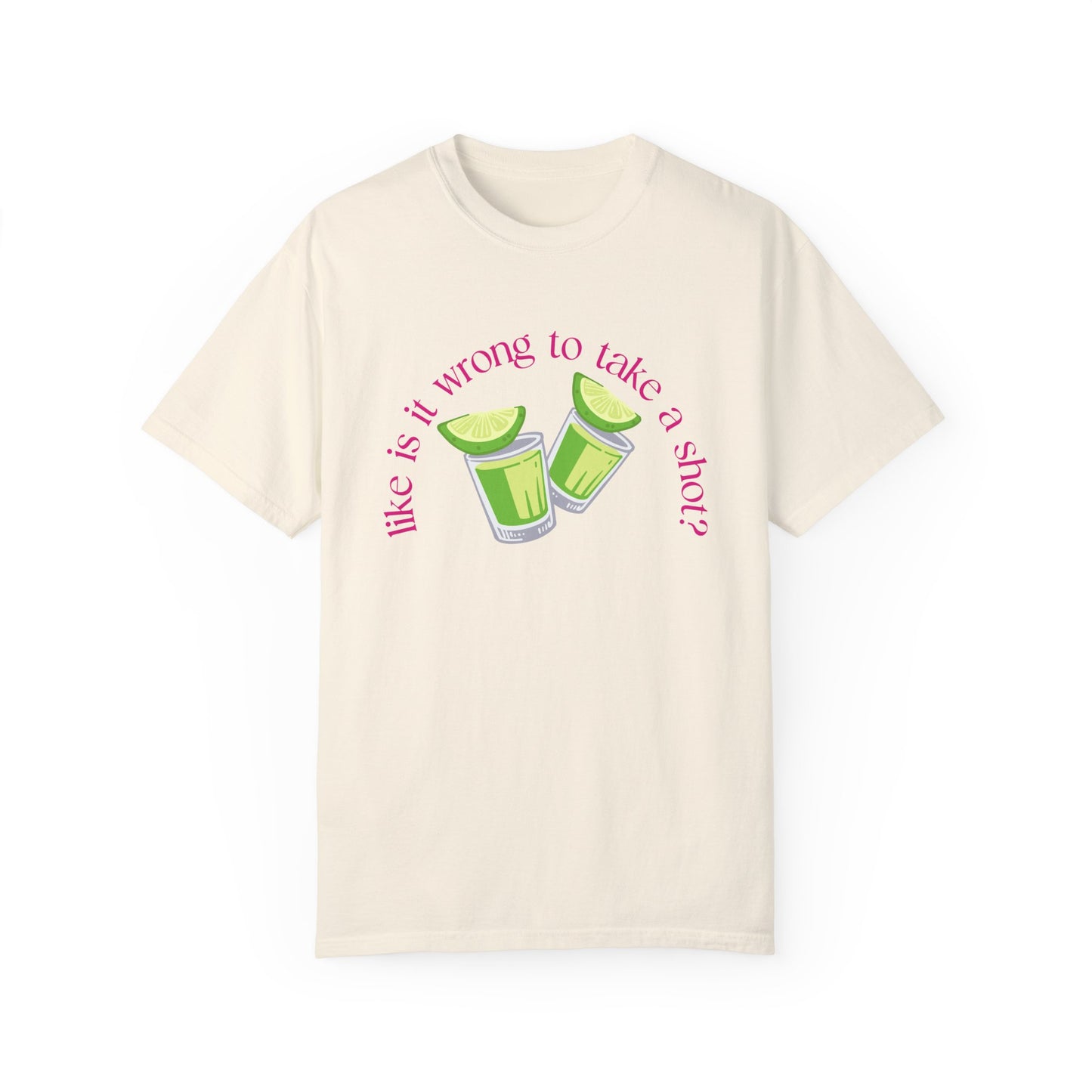 Take a Tequila Shot Pink T-shirt