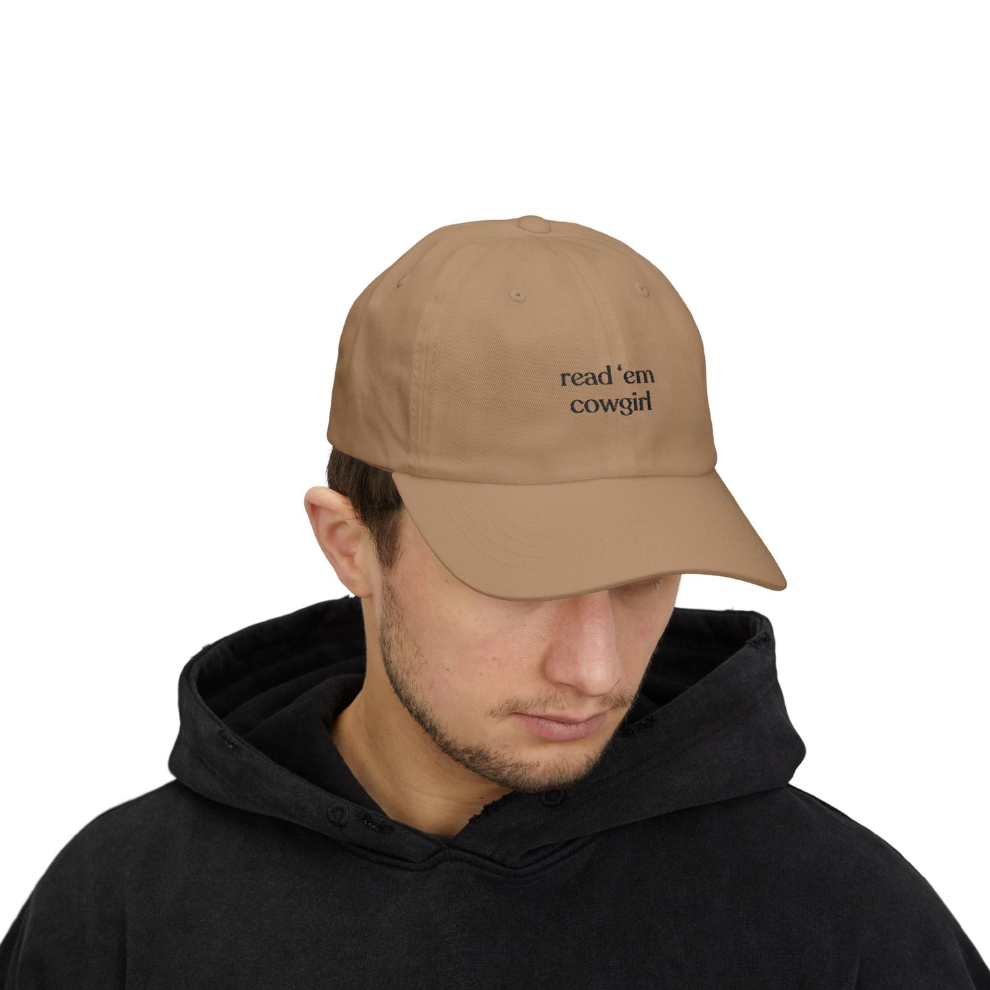 Read' Em Cowgirl Embroidered Dad Cap