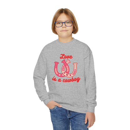 Love is a Cowboy Youth Sweatshirt