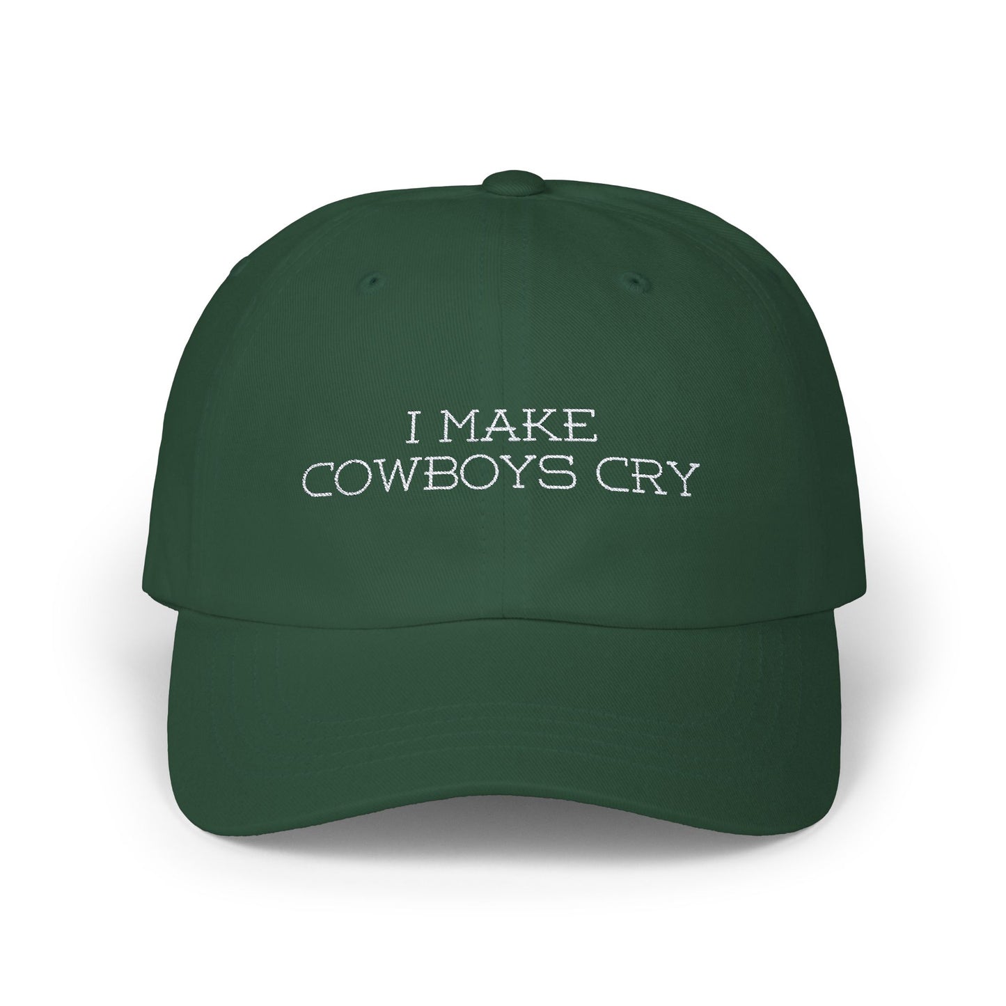 I Make Cowboys Cry Embroidered Cap, Funny Gift for Her, Classic Dad Hat, Cowgirl Style, Cowboys Cry, Country Music Fan, Birthday Gift