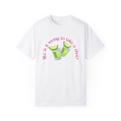 Take a Tequila Shot Pink T-shirt