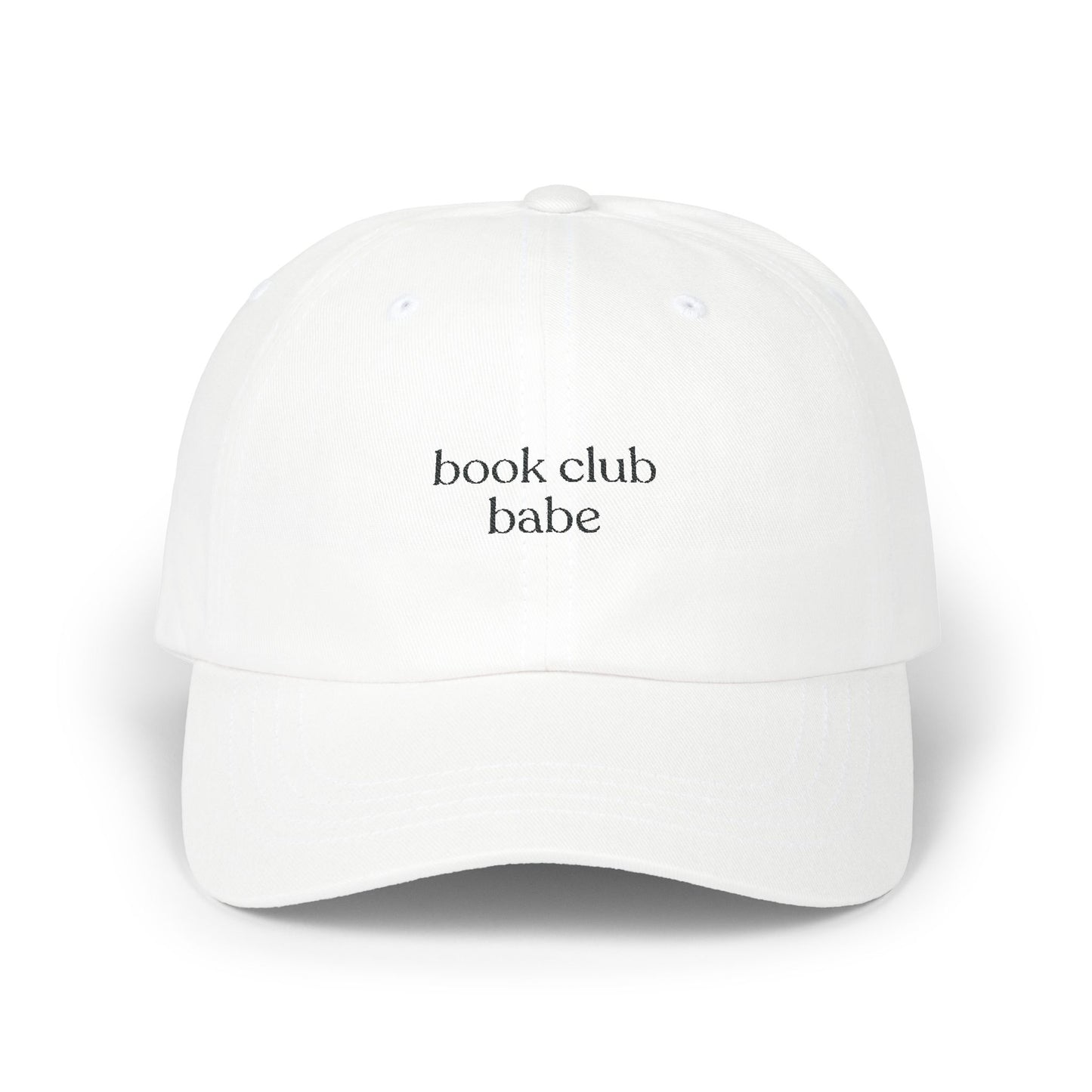 Book Club Babe Embroidered Classic Dad Cap