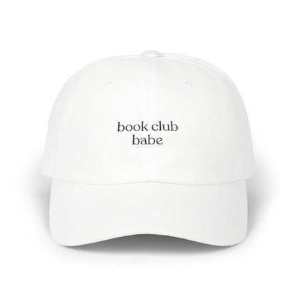 Book Club Babe Embroidered Classic Dad Cap