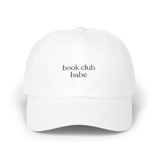 Book Club Babe Embroidered Classic Dad Cap