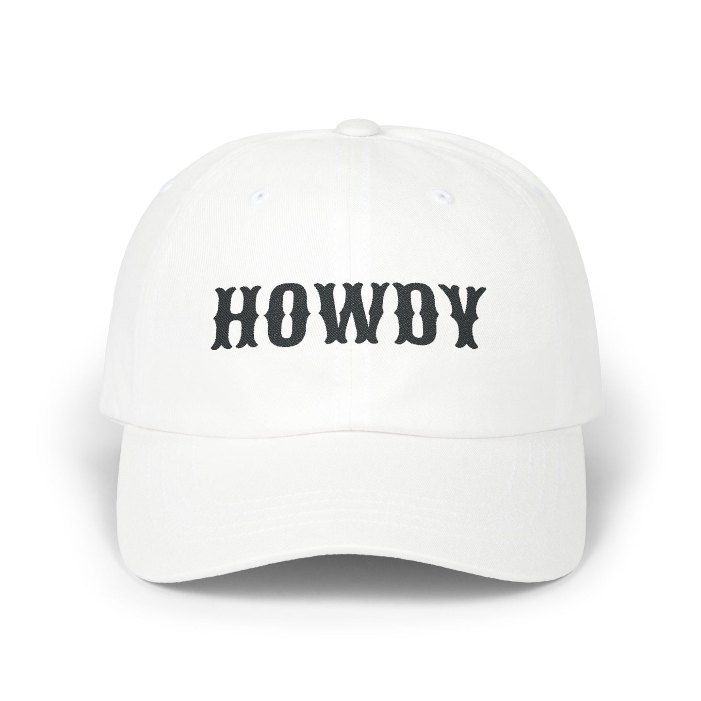 Howdy Embroidered Dad Cap