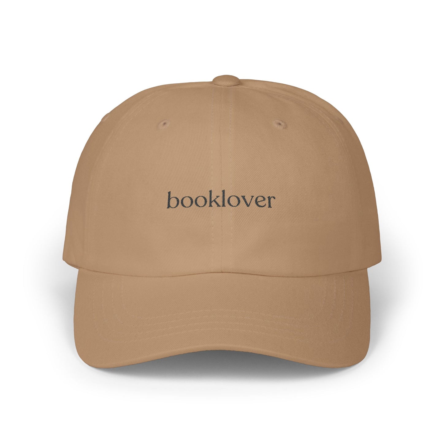 Booklover Embroidered Classic Dad Cap