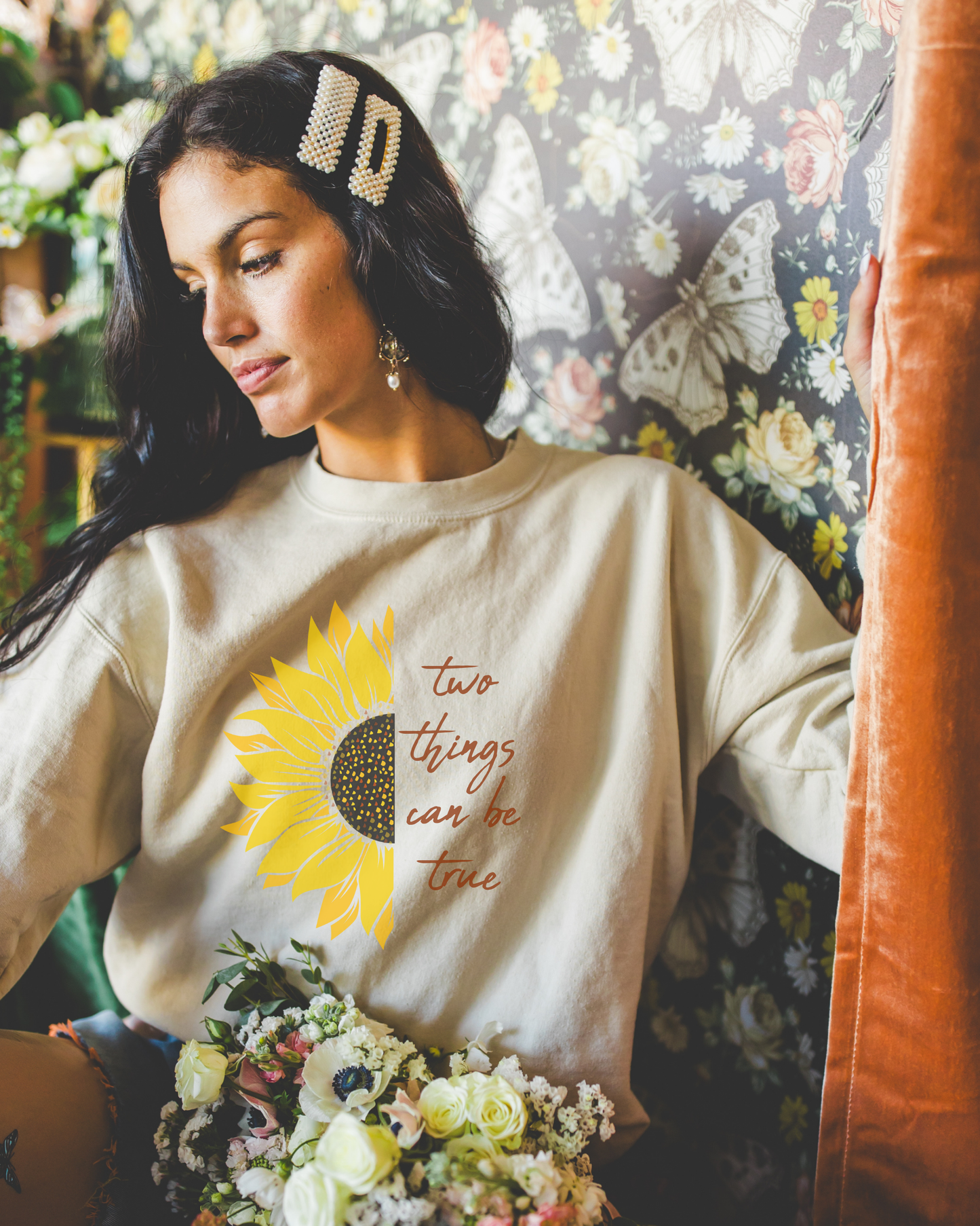 Two Things Sunflower Sweatshirt