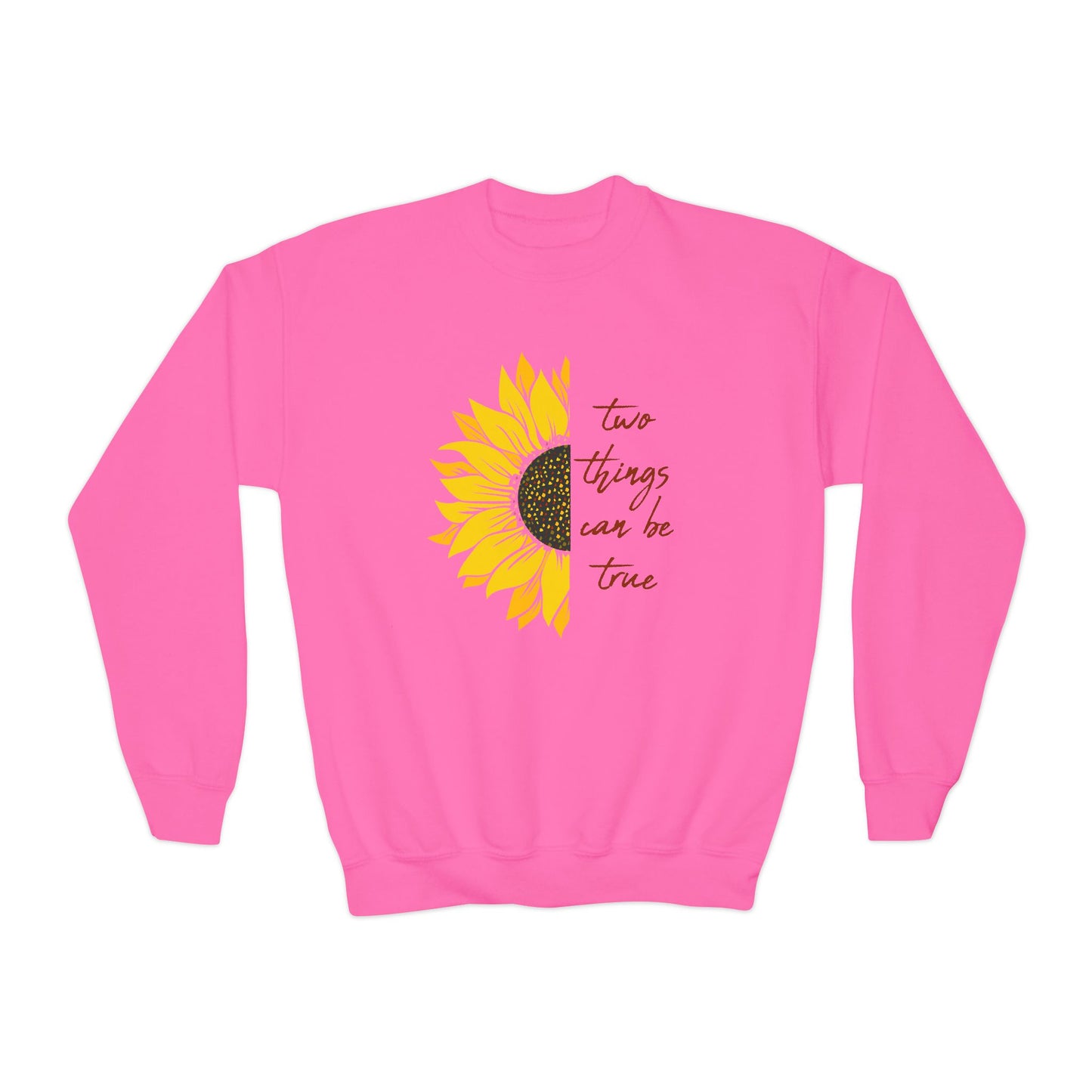 Two Things Can Be True Youth Sweatshirt