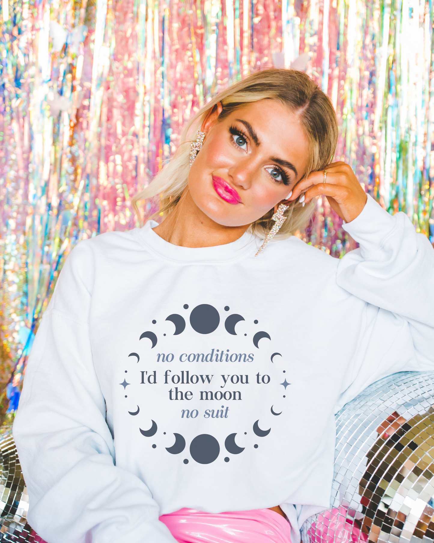 Follow You To The Moon No Suit Sweatshirt