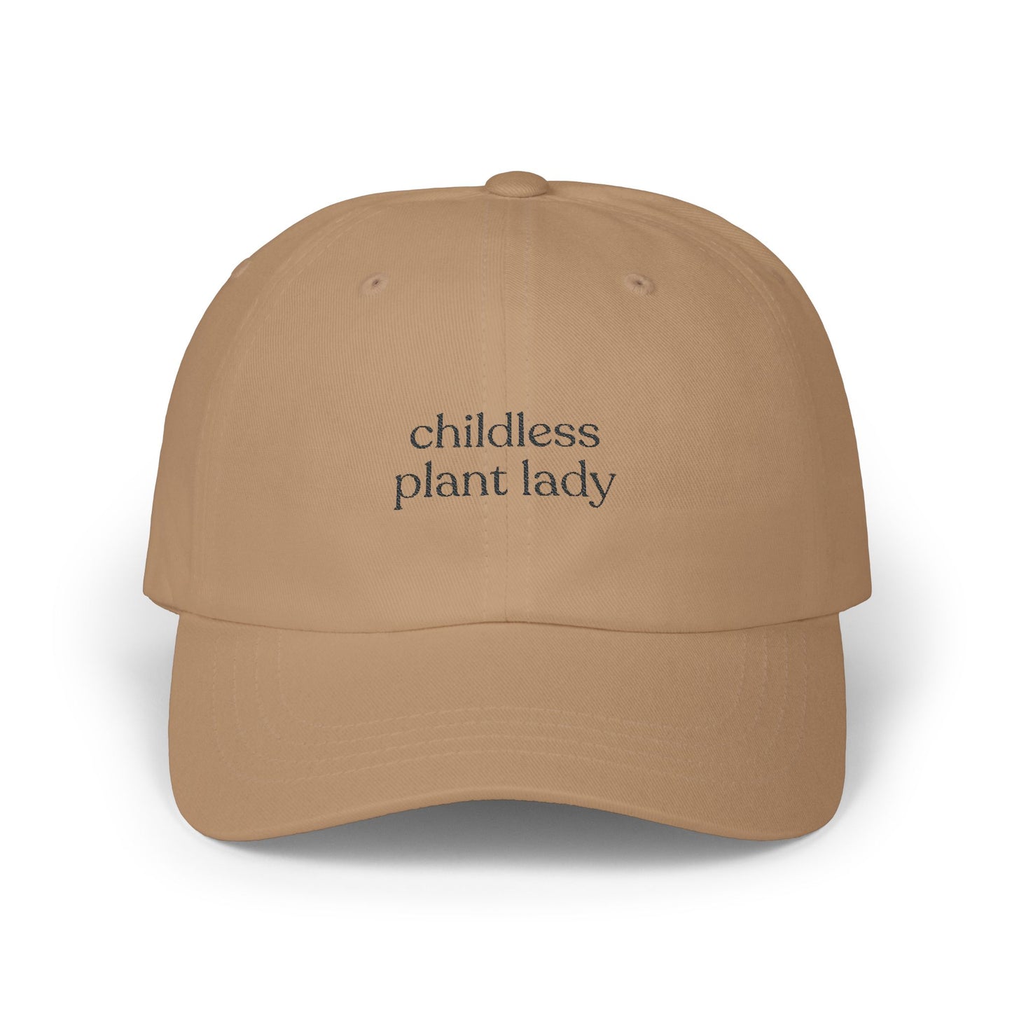 Childless Plant Lady Embroidered Classic Dad Cap