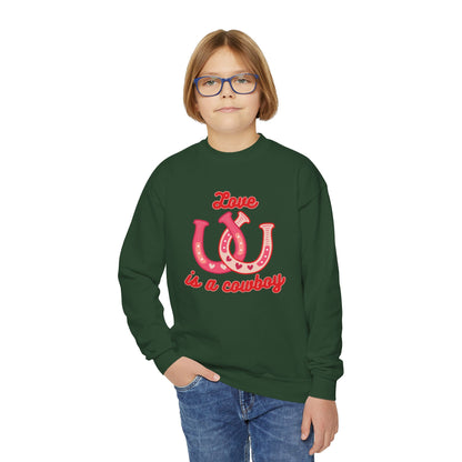 Love is a Cowboy Youth Sweatshirt