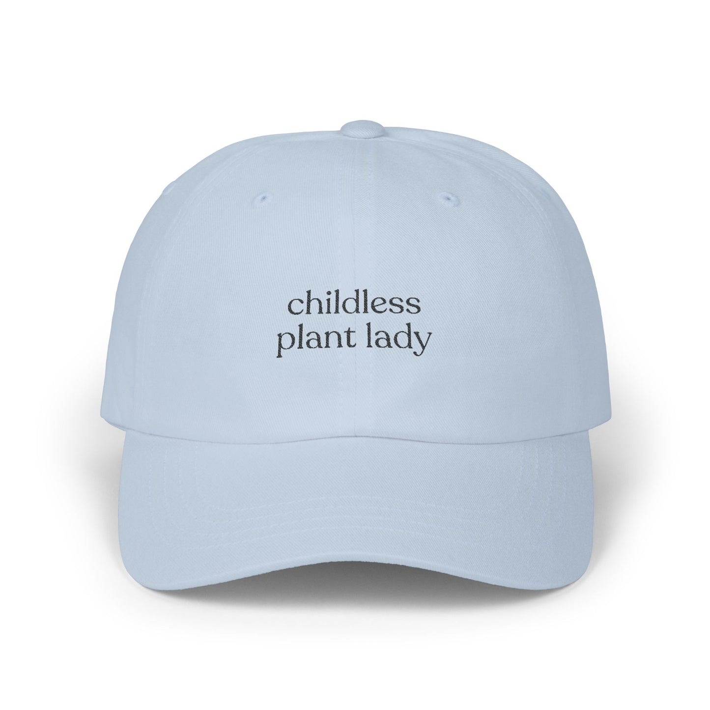 Childless Plant Lady Embroidered Classic Dad Cap