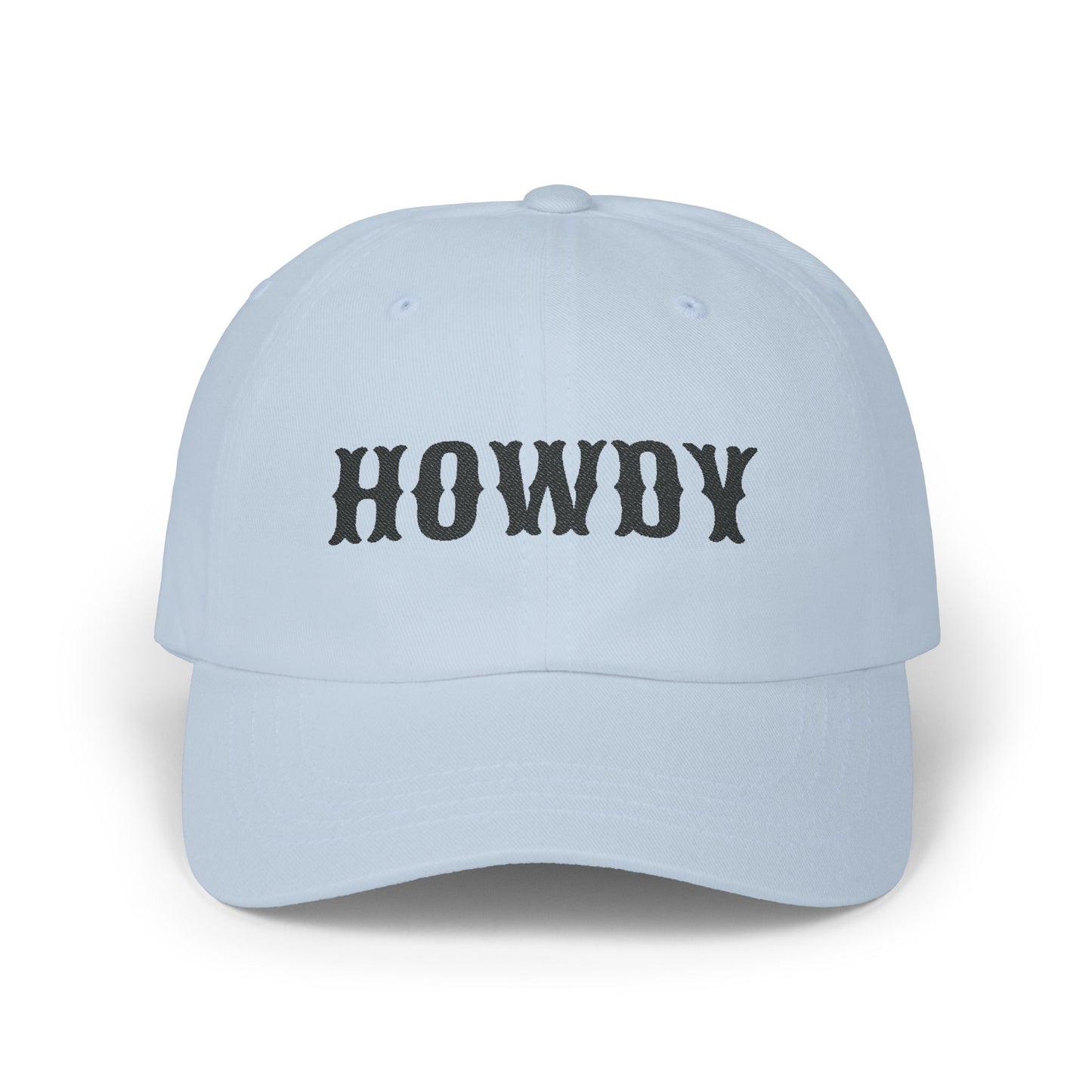 Howdy Embroidered Dad Cap