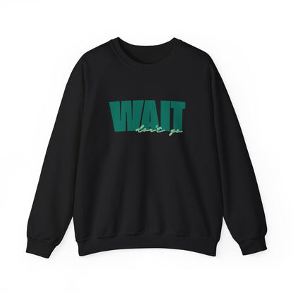 Wait Don't Go Sweatshirt