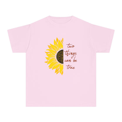 Two Things Sunflower Youth T-shirt