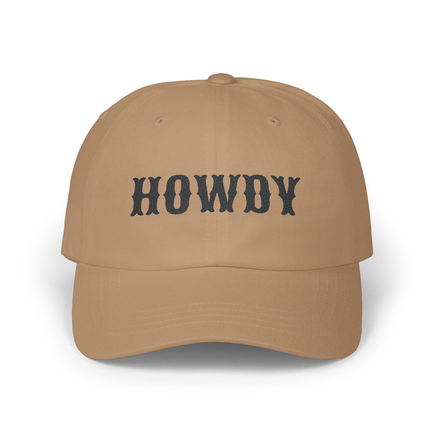 Howdy Embroidered Dad Cap