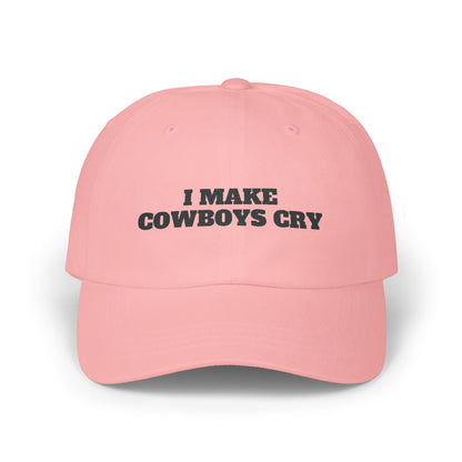 I Make Cowboys Cry Embroidered Dad Cap