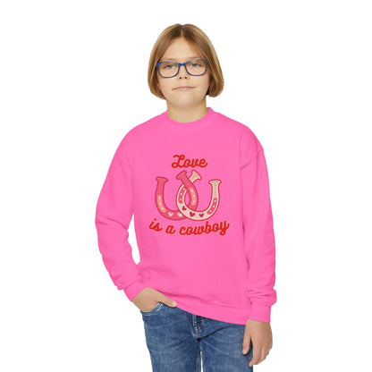 Love is a Cowboy Youth Sweatshirt