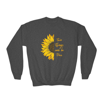 Two Things Can Be True Youth Sweatshirt