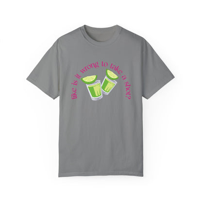 Take a Tequila Shot Pink T-shirt