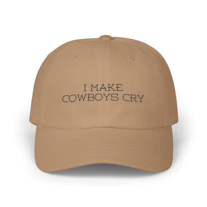 Embroidered I Make Cowboys Cry Cap, Funny Gift for Her, Classic Dad Hat, Cowgirl Style, Cowboys Cry, Country Music Fan, Birthday Gift