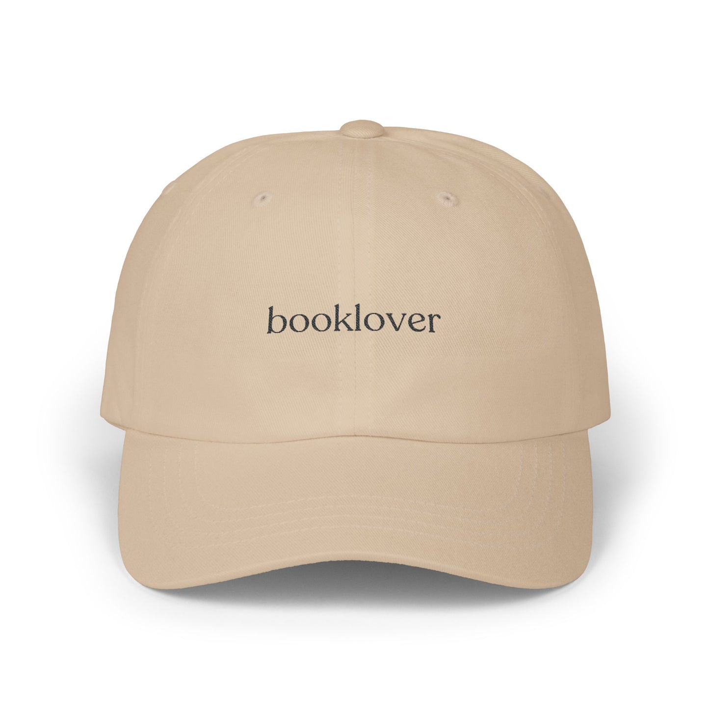 Booklover Embroidered Classic Dad Cap