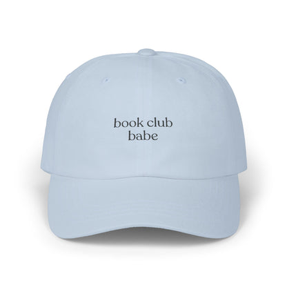 Book Club Babe Embroidered Classic Dad Cap