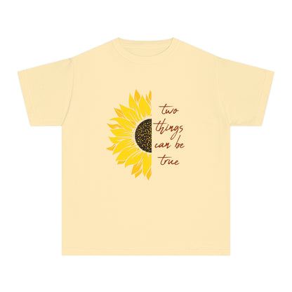 Two Things Sunflower Youth T-shirt